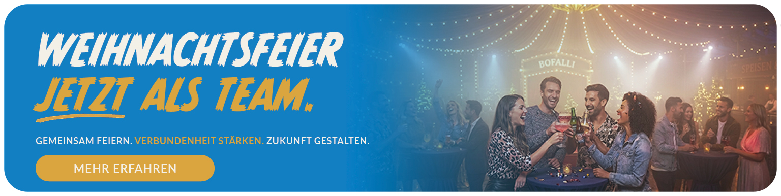 Weihnachtsfeier für Unternehmen - BOFA-Doublet