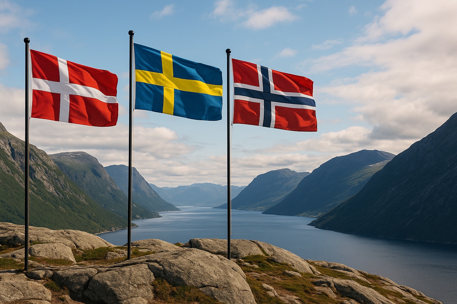 Flaggen Skandinaviens