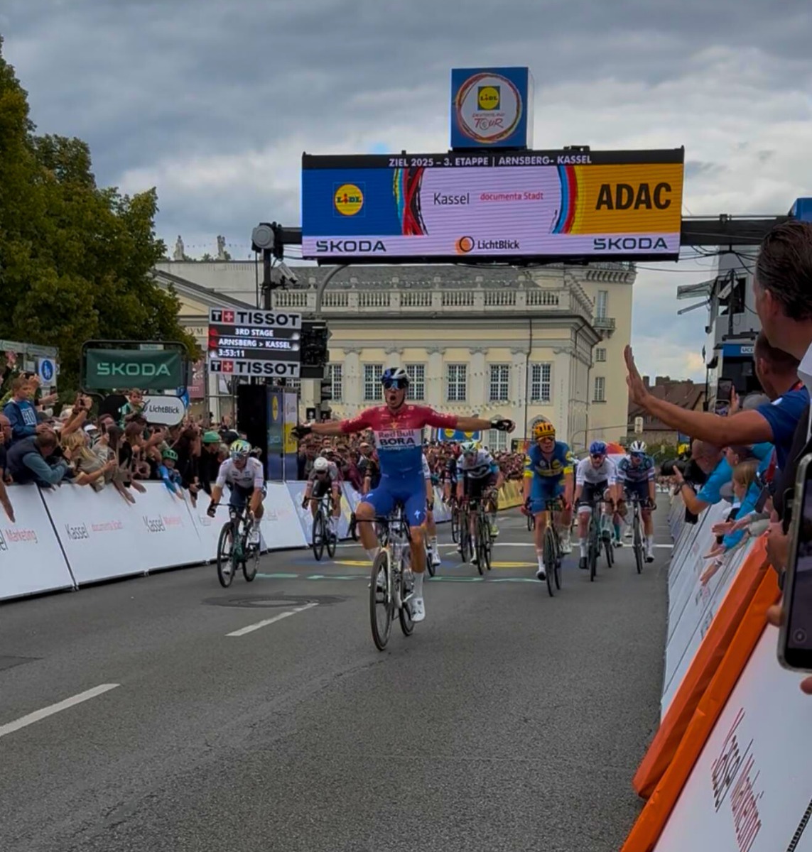 Zieleinfahrt Deutschlandtour - BOFA-Doublet