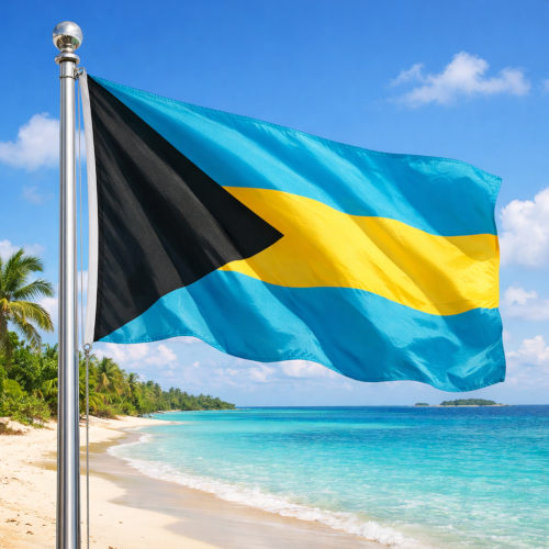 Bahamas Flagge - Bedeutung, Farben, Symbolik & Herkunft