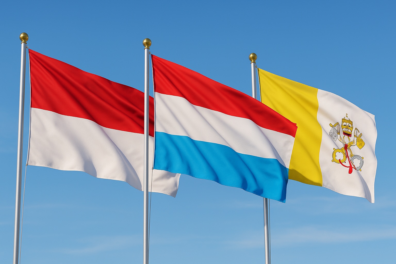 Flaggen der europäischen Kleinstaaten