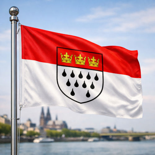 Flagge der Stadt Köln - Bedeutung, Farben, Symbolik & Herkunft Flagge der Stadt Köln - Bedeutung, Farben, Symbolik & Herkunft