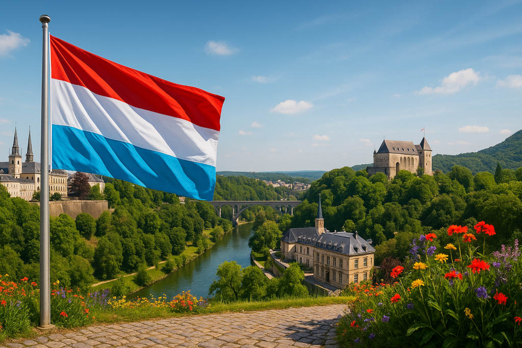 Luxemburg Flagge Bedeutung Farben Herkunft Im berblick BOFA de