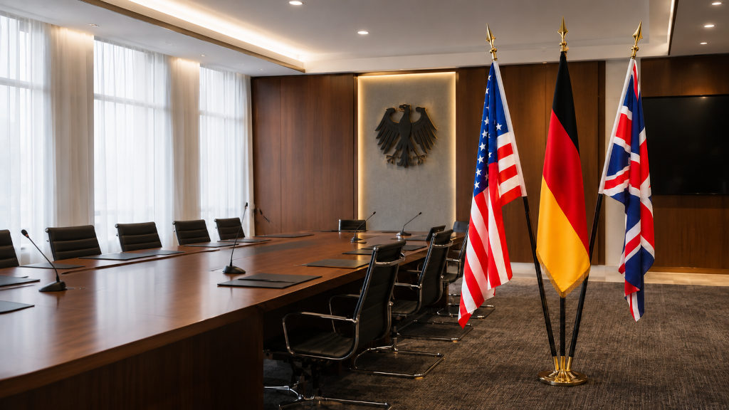 Hochwertige Innenraumfahnen, Zimmerfahnen, Fahnenständer, Fahnenspitzen und weiteres Zubehör für die Bundeswehr und Behörden und Organisationen mit Sicherheitsaufgaben.