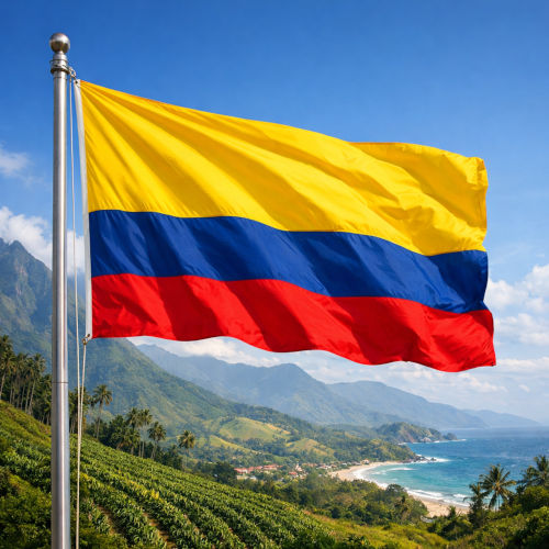 Kolumbien Flagge - Bedeutung, Farben, Symbolik & Herkunft