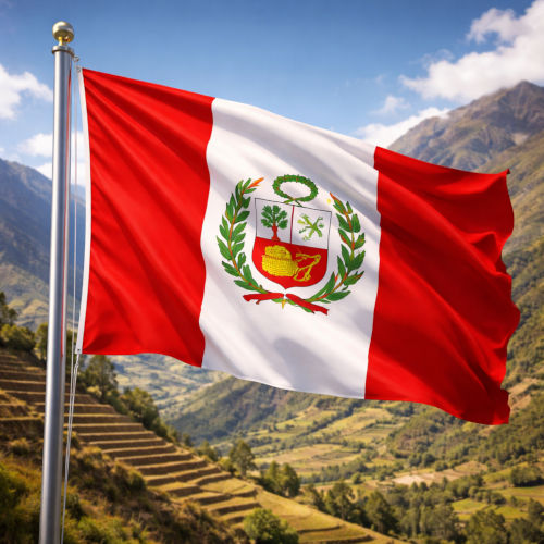 Peru Flagge - Bedeutung, Farben, Symbolik & Herkunft