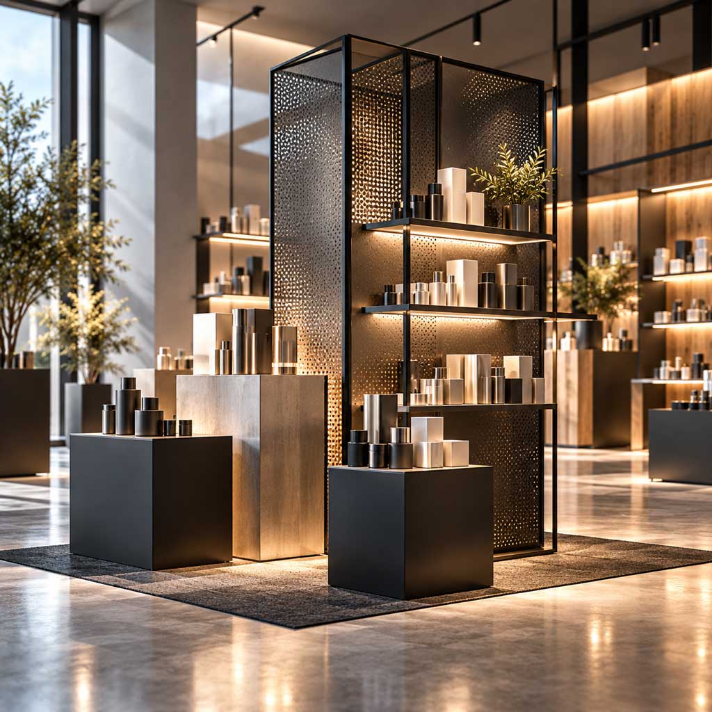Metall Verkaufspräsenter & Displays nach Maß - Metall – Stabilität trifft Design