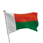 Madagaskar Flagge im Querformat für Fahnenmasten im Außenbereich