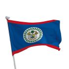 Belize Flagge Querformat 1