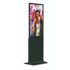 Digitale InfoStele Flat mit hochauflösendem Digitaldisplay für digitale Werbung und Informationen