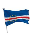 Kap Verde Flagge im Querformat für Fahnenmasten im Außenbereich