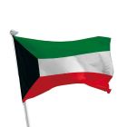 Kuwait Flagge im Querformat für Fahnenmasten im Außenbereich