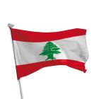 Libanon Flagge im Querformat für Fahnenmasten im Außenbereich