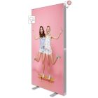 Lift-Up LED Alu Frame aufgebaut