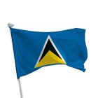 St. Lucia Flagge Querformat