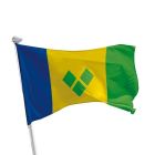 St. Vincent und die Grenadinen Flagge Querformat