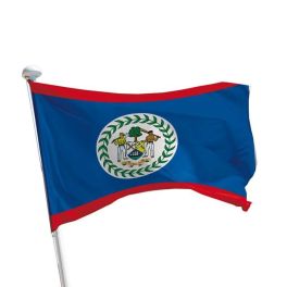 Belize Flagge Querformat 1
