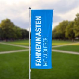 Fahnenmasten mit Ausleger 1