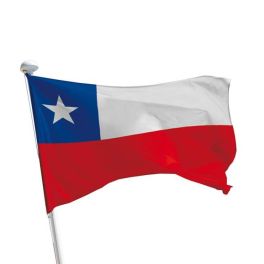 Chile Flagge Querformat