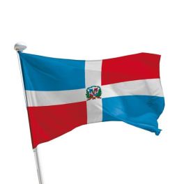 Dominikanische Republik Flagge Querformat