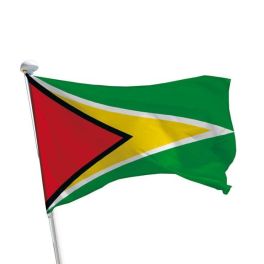 Guyana Flagge Querformat
