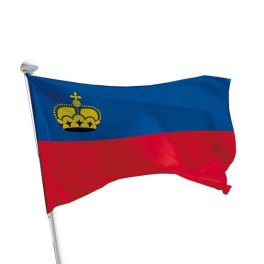 Liechtenstein Flagge Querformat 1