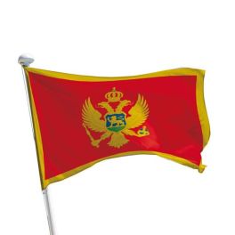 Montenegro Flagge Querformat 1