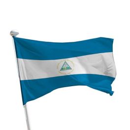 Nicaragua Flagge Querformat 