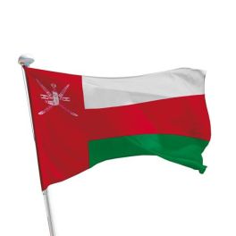 Oman Flagge Querformat 1