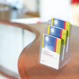 Prospekthalter für Theken