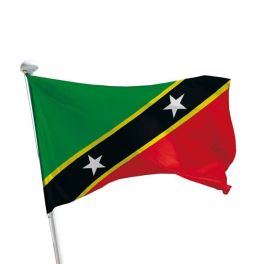 St. Kitts und Nevis Flagge Querformat