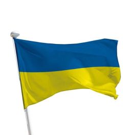 Ukraine Flagge Querformat 1