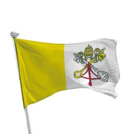 Vatikanstadt Flagge Querformat 1