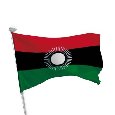 Malawi Flagge im Querformat für Fahnenmasten im Außenbereich