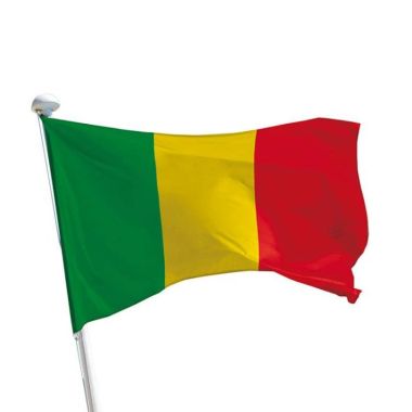 Mali Flagge im Querformat für Fahnenmasten im Außenbereich