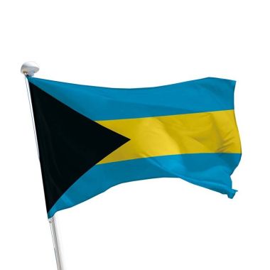 Bahamas Flagge Querformat