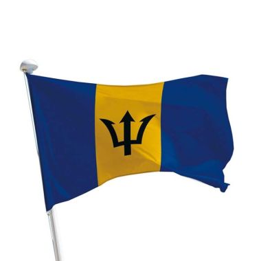 Barbados Flagge Querformat