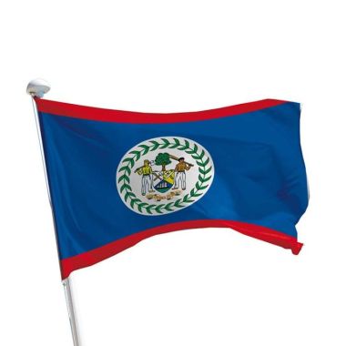 Belize Flagge Querformat 1