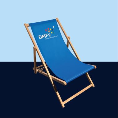 DMFV Liegestuhl bedruckt