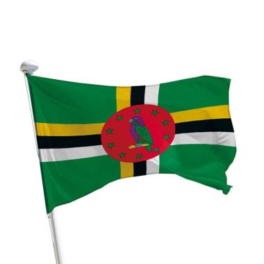 Dominica Flagge Querformat