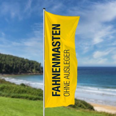 Fahnenmasten ohne Ausleger