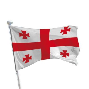 Georgien Flagge Querformat 1