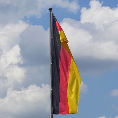 Hissfahne Deutschland Hochformat