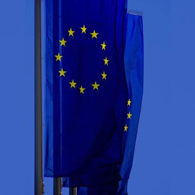 Hissfahne Europa Hochformat