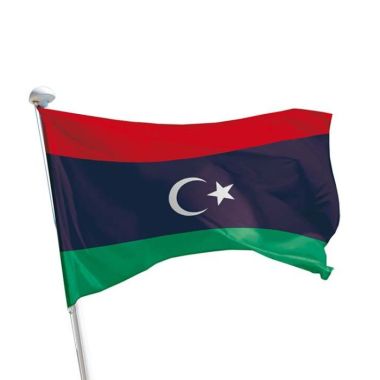 Libyen Flagge für Fahnenmasten