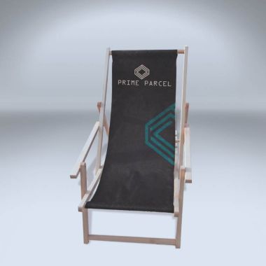 Liegestuhl einfach mit Armlehne 1