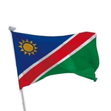 Namibia Flagge im Querformat für Fahnenmasten im Außenbereich