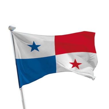 Panama Flagge Querformat