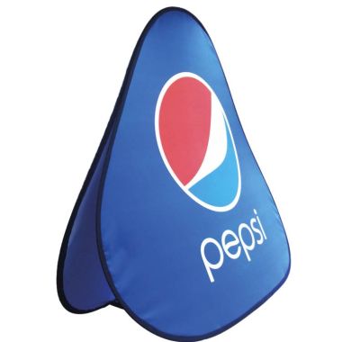 Pop-Out Banner dreieckig