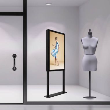 Schaufenster Display Vitrin - Standlösung 1